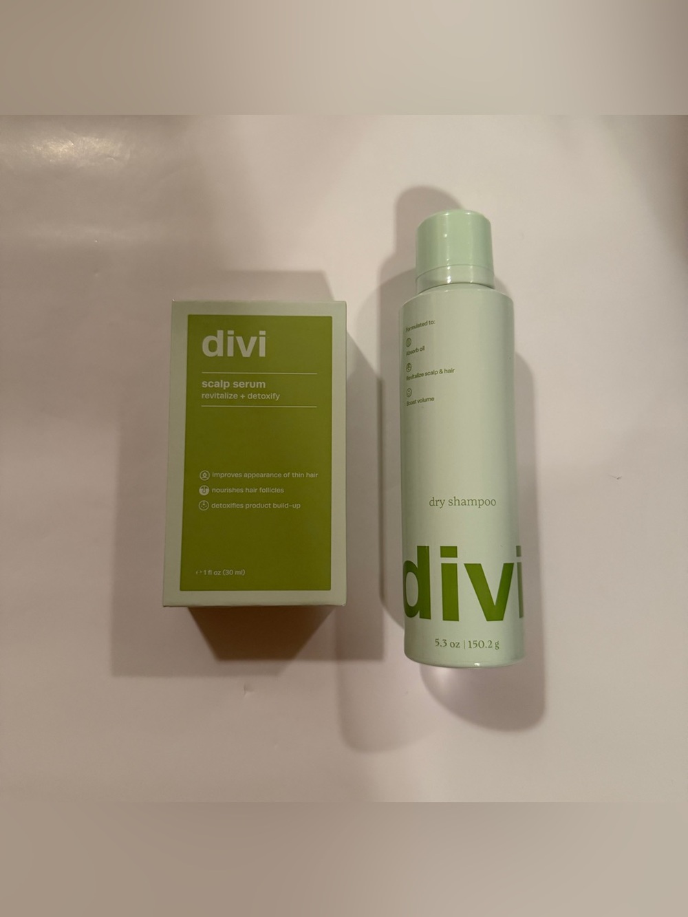 Divi set of 2: scalp serum and dry shampoo
